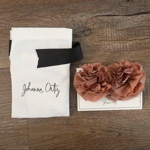 Johanna Ortiz floral fabric stud earring